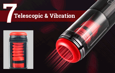 Load image into Gallery viewer, Automatic Male Stroker with 7 Telescopic & 7 Vibration Modes